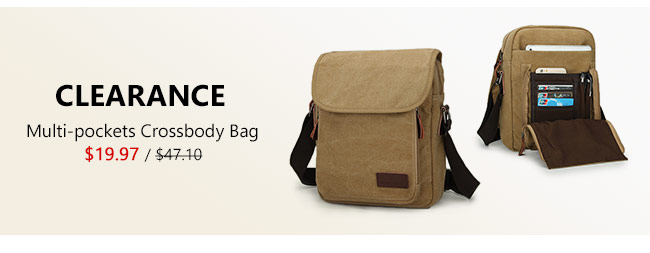 Multi-pockets Crossbody Bag