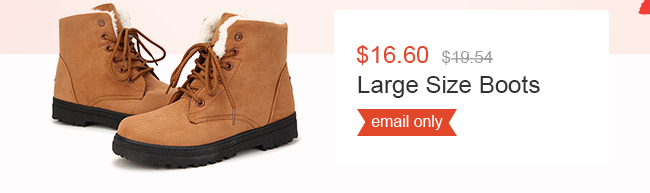 Large Size Boots