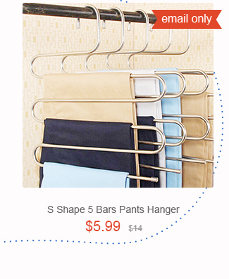 S Shape 5 Bars Pants Hanger