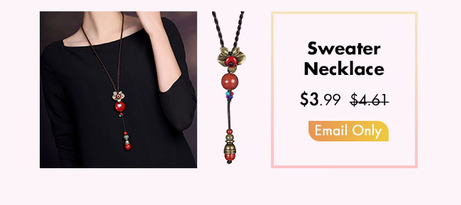 Ethnic Sweater Necklace