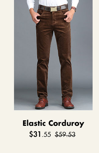 Elasticity Corduroy Trousers