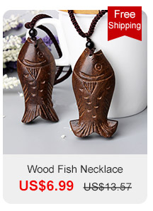 Wood Fish Necklace