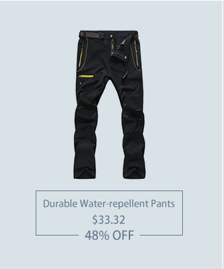 Durable Water-repellent Pants