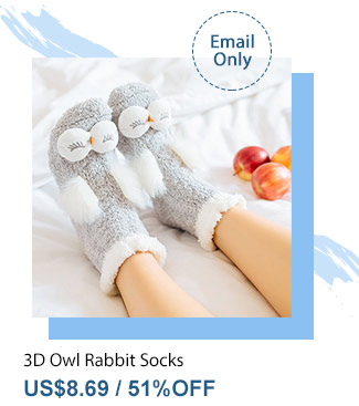 3D Owl Rabbit Socks