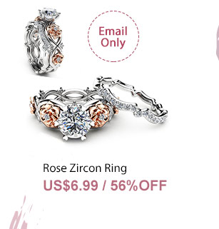 Rose Zircon Ring