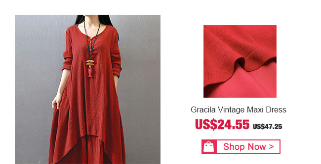 Gracila Vintage Maxi Dress
