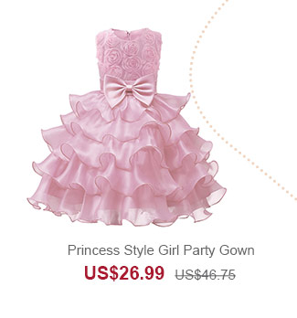 Princess Style Girl Party Gown