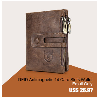 RFID Antimagnetic 14 Card Slots Wallet
