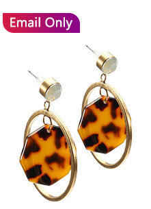 JASSY Leopard Print Earrings