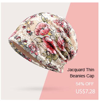 Jacquard Thin Beanies Cap