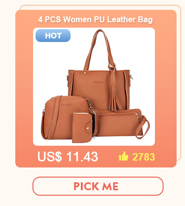 4 PCS Women PU Leather Bag