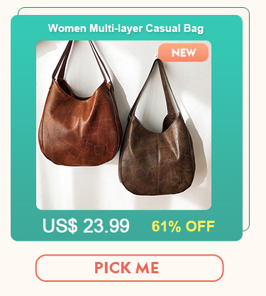 Women Multi-layer Casual Shoulder Bag