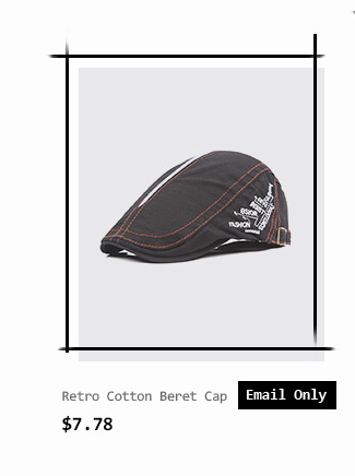 Retro Cotton Beret Cap