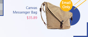 Canvas Messenger Bag