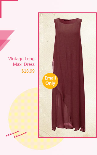 Vintage Long Maxi Dress