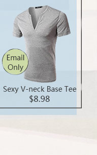 Sexy V-neck Base Tee