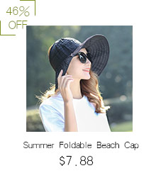 Summer Foldable Beach Cap