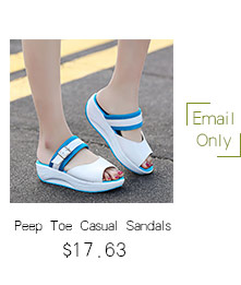 Peep Toe Casual Sandals