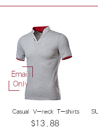 Casual V-neck T-shirts