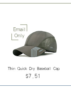 Thin Quick Dry Baseball Cap