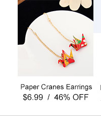 Paper Cranes Earrings