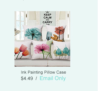 Ink Painting Pillow Case