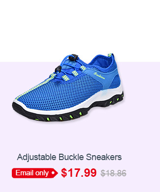 Adjustable Buckle Sneakers