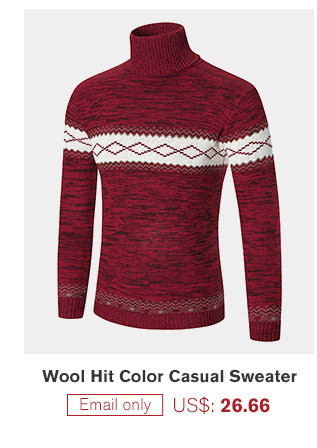 Wool Hit Color Casual Sweater