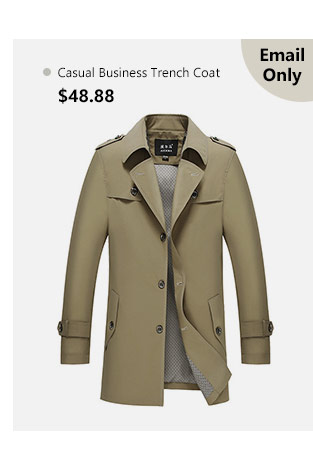 Casual Business Trench Coat 