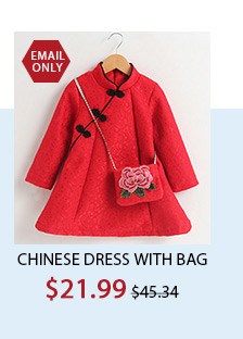 Chinese Style Dress with Bag