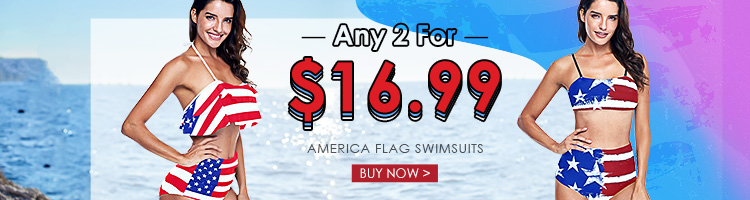 America Flag Swimsuits Sale