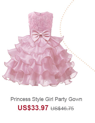 Princess Style Girl Party Gown
