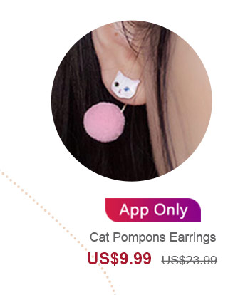 Cat Pompons Earrings