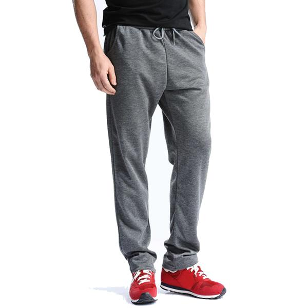 Mens Solid Color Casual Sweatpants Relaxed Fit Drawstring Spring Fall ...