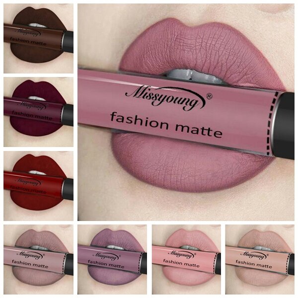 Best Missyoung Matte Liquid Lipstick Lip Gloss Lips Makeup
