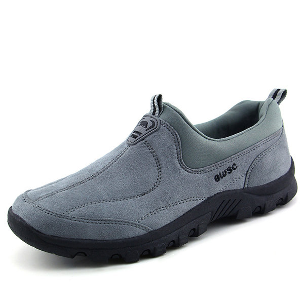 Suede Soft Sole Breathable Slip On Sport Casual Shoes For Men - NewChic