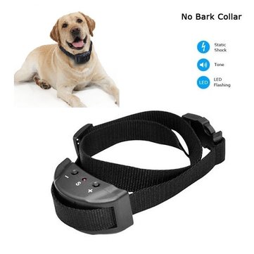Anti-Bark No Bark Electric Vibration Adjustable Dog Pet Electronic Training Collar