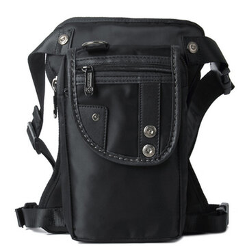 Mens Laptop Backpack Nylon Sling Backpack Black Solid Travel Bag
