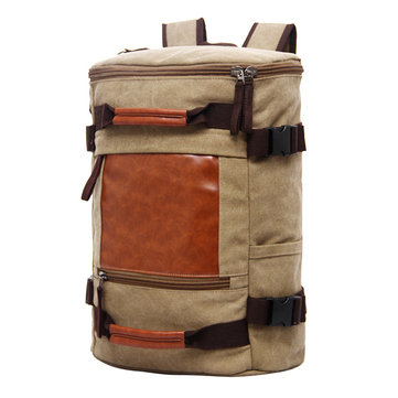 Multi Use Travel Backpack Canvas Sling Bag Shoulder Bag Outdoor Handbag For Men
