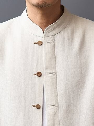 Chinese Style Stand Collar Shirts
